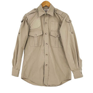 VTG 60s Abercrombie & Fitch Safari Button Up Shirt Small Heavy Utility Outdoor